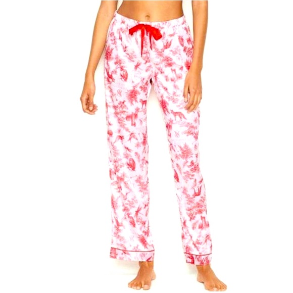 Victoria's Secret silky red pajama ...  L